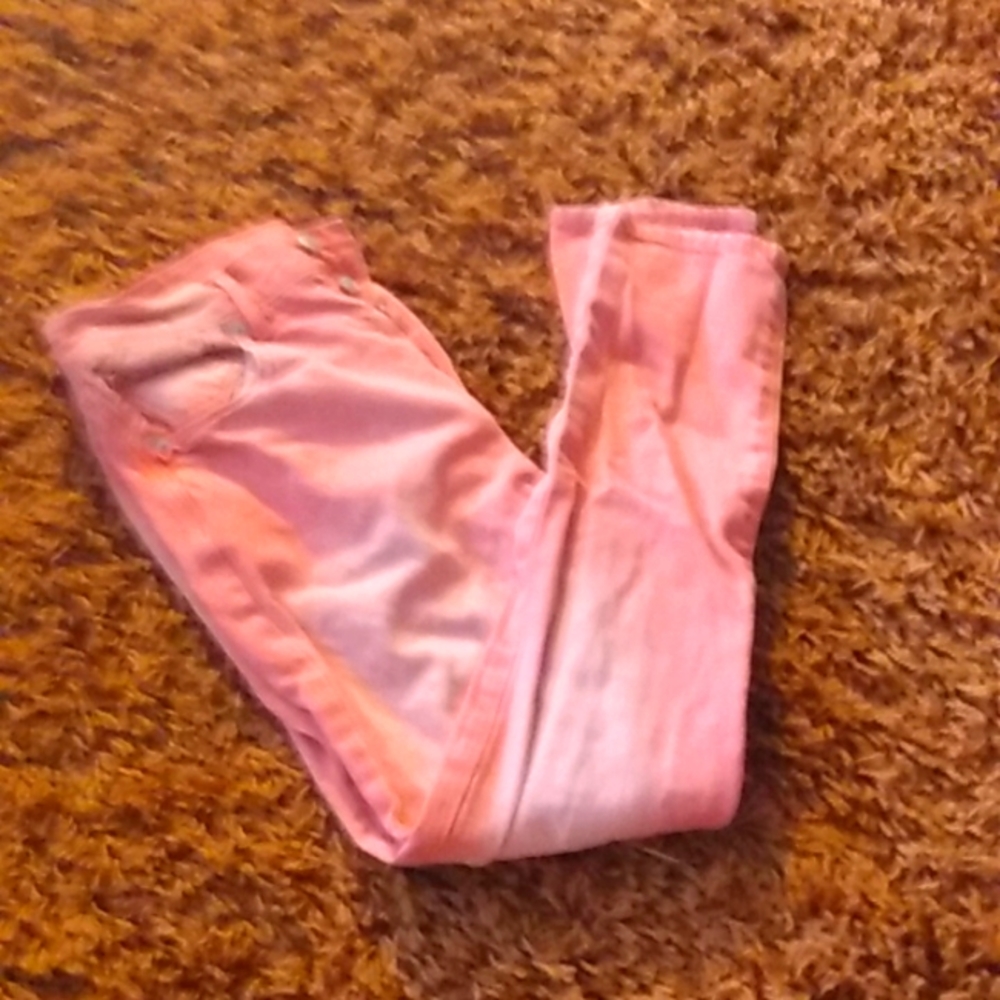 Pink jeans